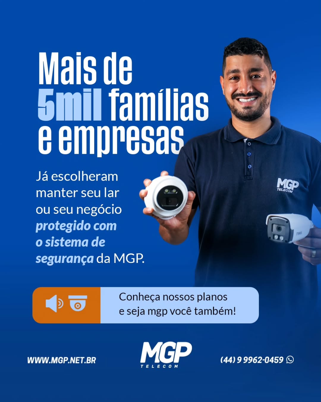 Técnico MGP - Mais de 5mil famílias protegidas